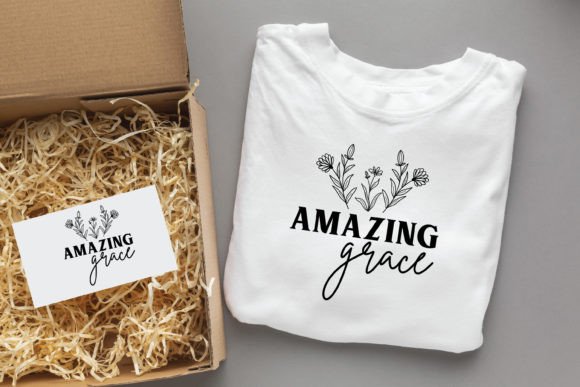 Amazing Grace Jesus SVG for T-Shirt Designs
