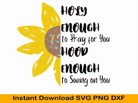 Christian Girl Quote, Holy Enough T-Shirt Designs