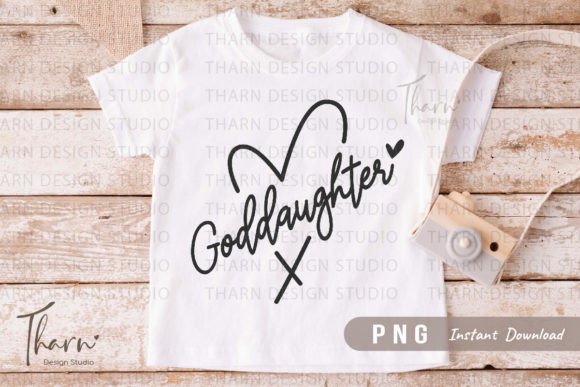 Goddaughter Png Christian Sublimation T-Shirt Designs