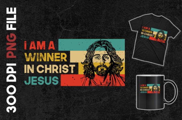 I Am a Winner in Christ Jesus T-Shirt Designs