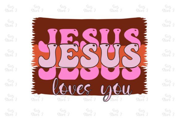 Jesus Loves You Jesus Sublimation