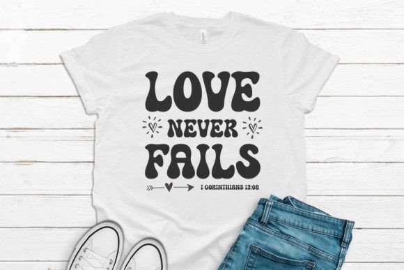Love Never Fails - Christian Design