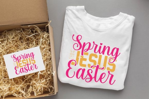 Spring Jesus Easter Svg T-Shirt Designs