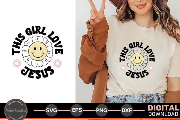 This Girl Love Jesus - T-Shirt Designs